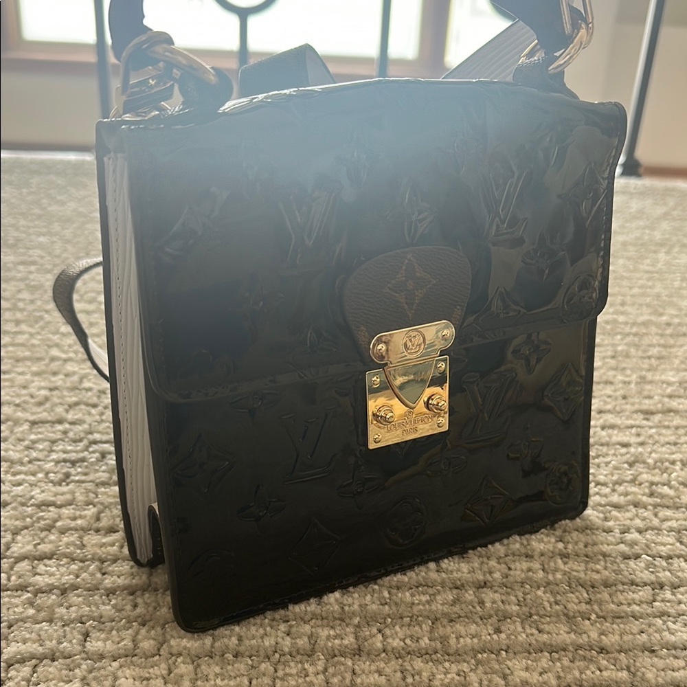 Black Designer Crossbody Bag